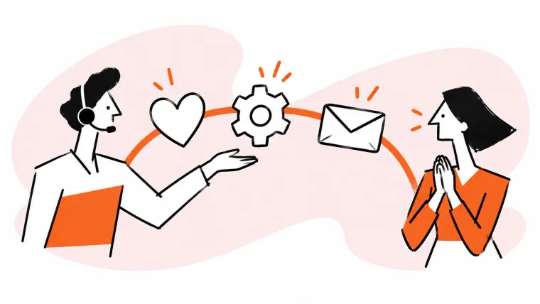 Human care, useful automation, and openness support effective service.
