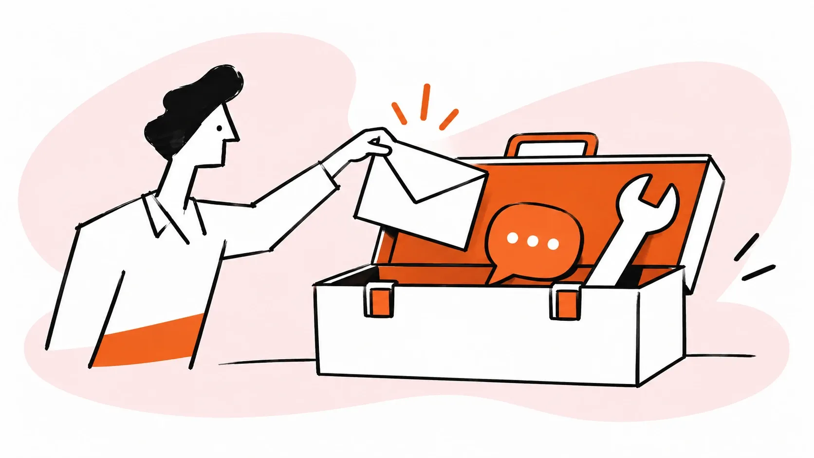 A helpdesk toolkit organizes the tools for customer support.
