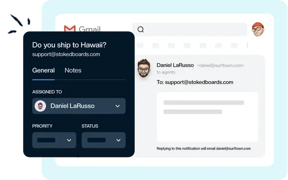 A conversation being marked Closed inside Gmail