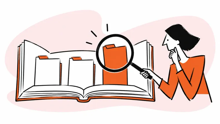 A searchable knowledge base brings a useful answer into reach.