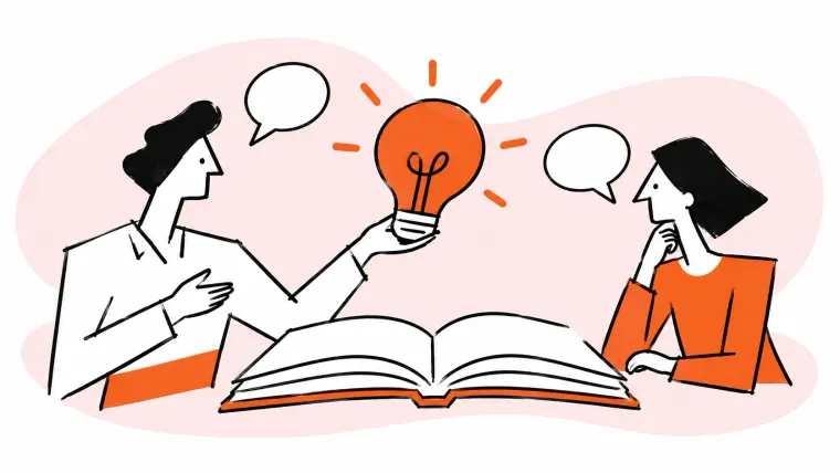 A service expert shares practical insight with a colleague.