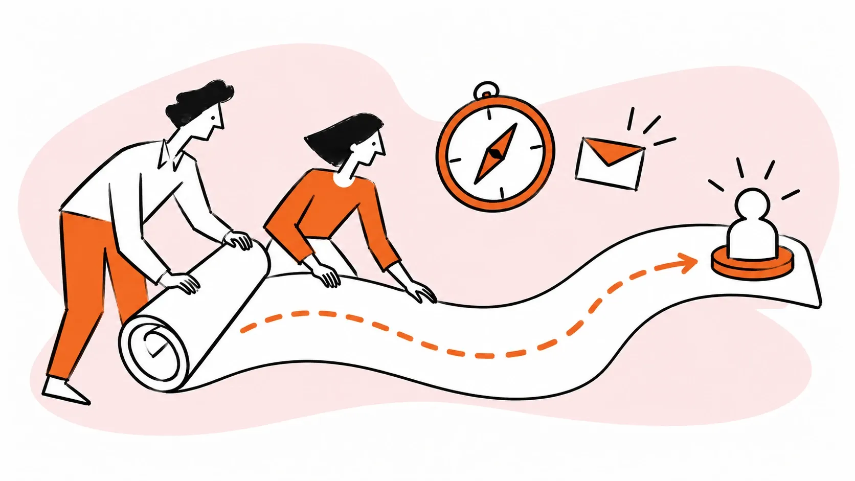 A deliberate strategy guides a team toward better customer service.