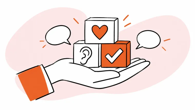 Core values support thoughtful customer service.