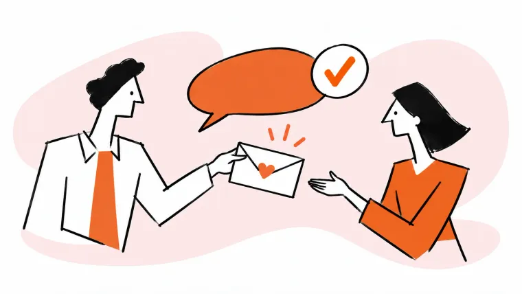A considerate email exchange supports a customer.