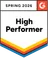 G2 High Performer, Spring 2026