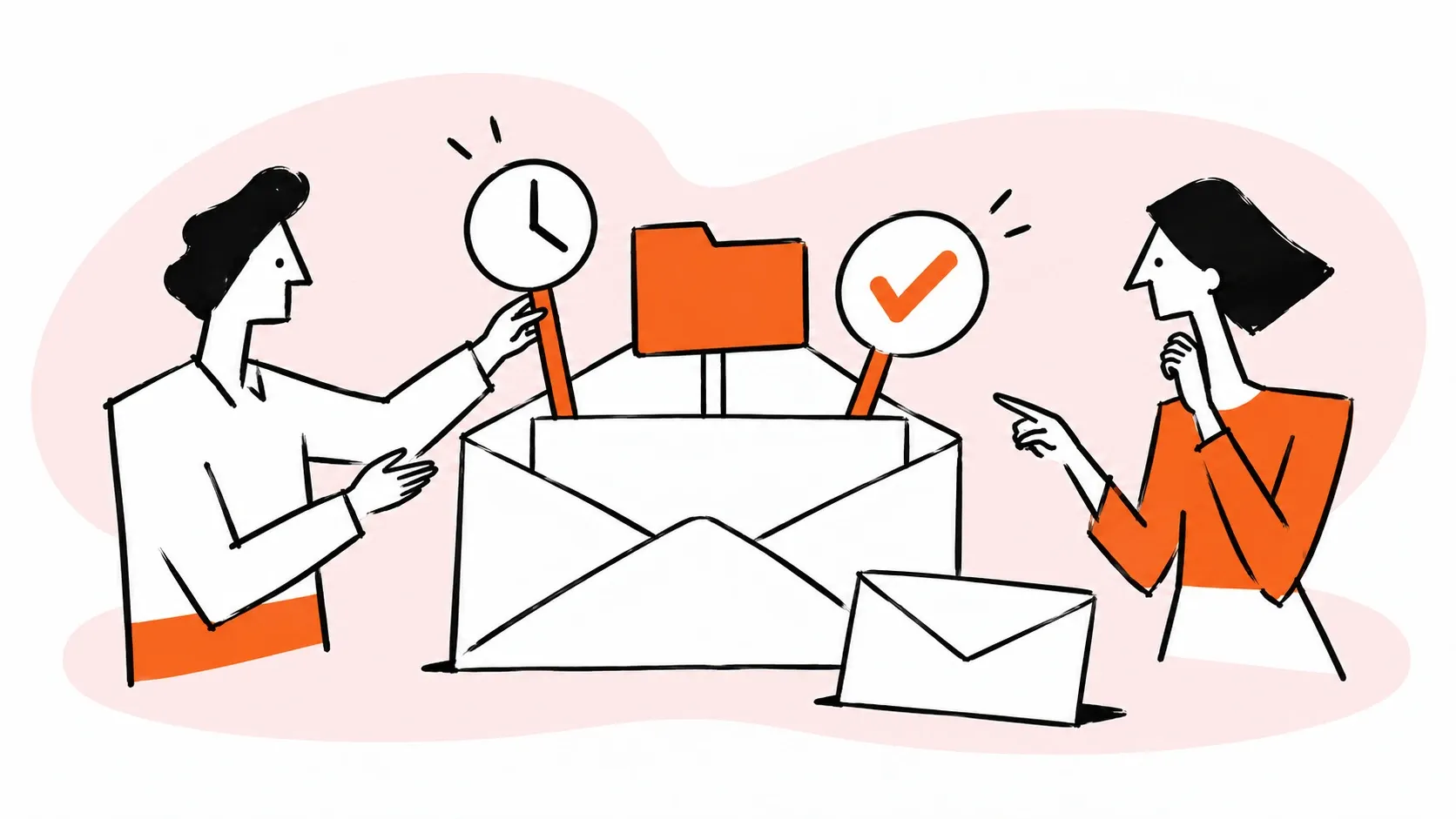 An inbox gains modular tools for scheduling, sorting, and completing email.