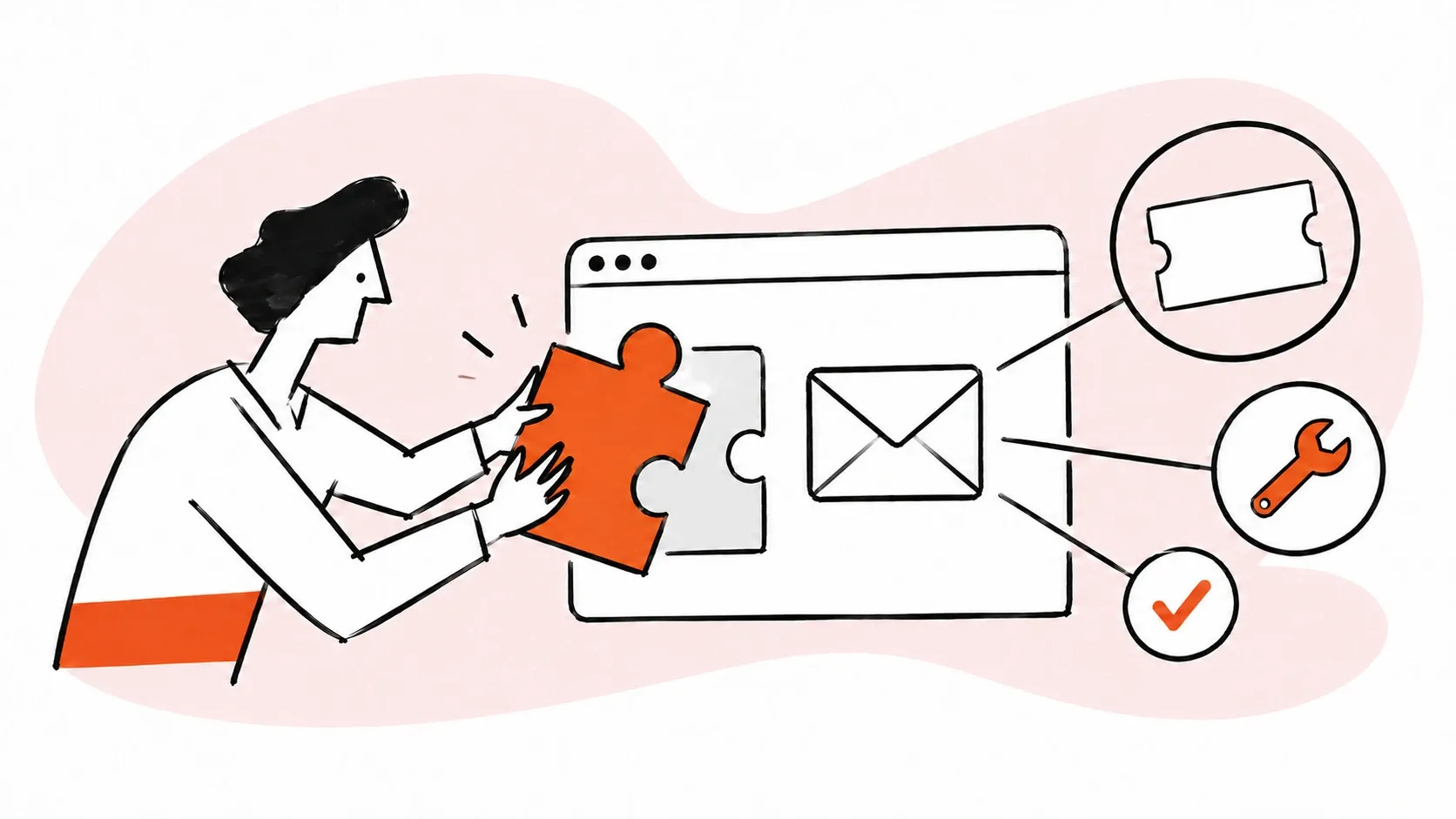 A business adds the helpdesk capabilities its email workspace needs.