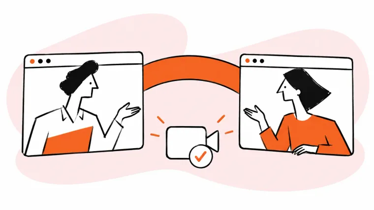 Two video meeting options connect remote teammates.
