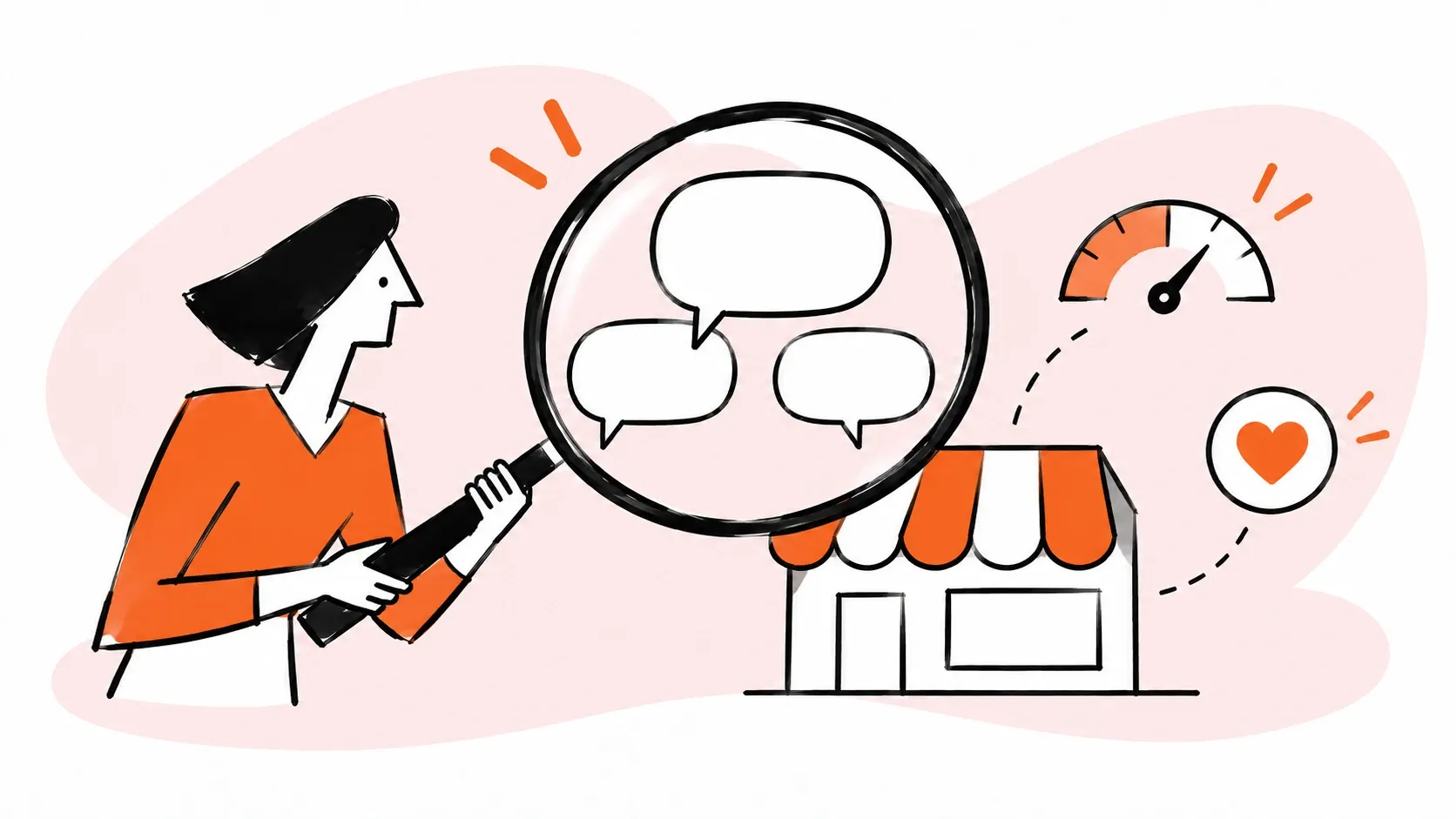 Customer feedback reveals how people perceive a business.