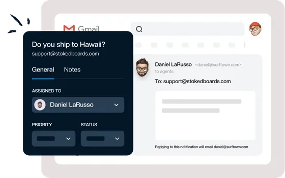 A conversation being marked Closed inside Gmail