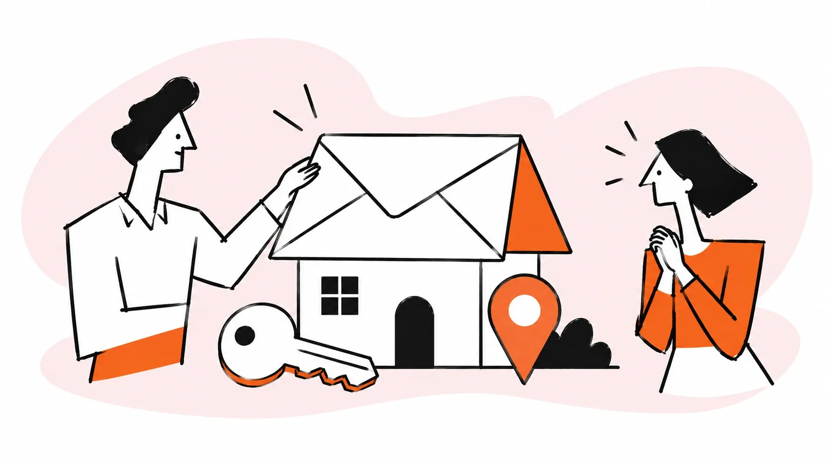 Reusable emails support a real estate customer's journey.