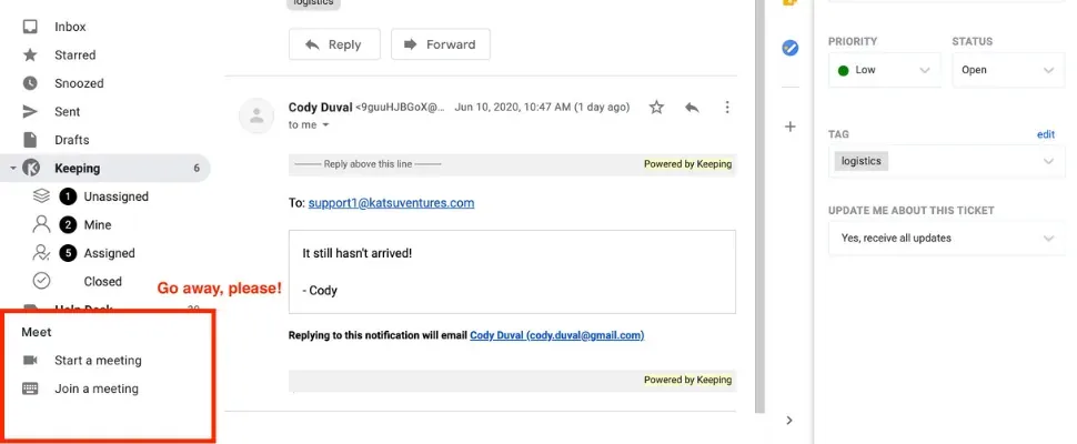How to Remove Google Meet from Gmail