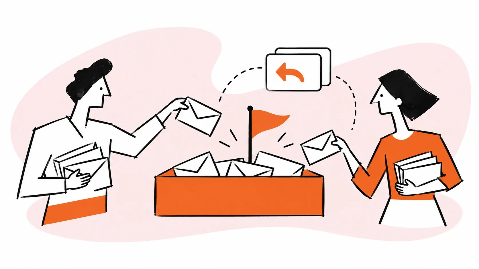 A team shares email ownership and reusable responses in one inbox.