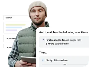 A dispatch email being triaged with a Keeping workflow