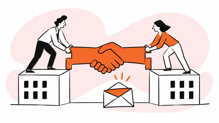 Business partners coordinate ongoing customer support.