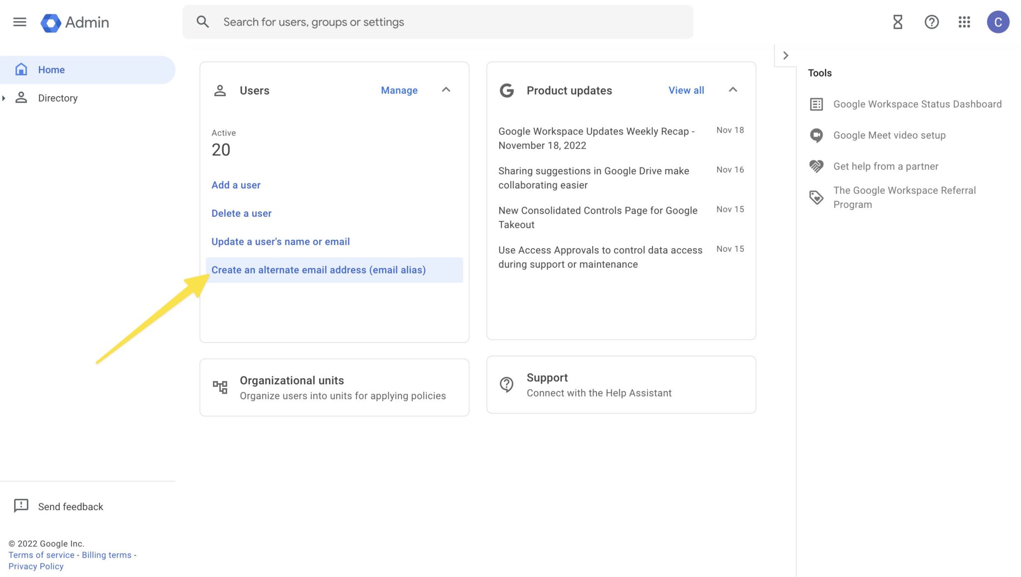 Google Workspace Add Alias for Multiple Gmail Inboxes