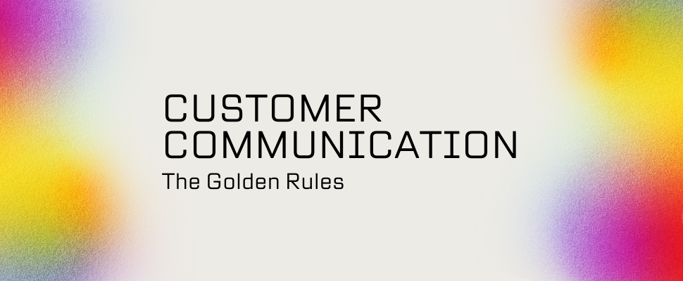Communication with Customers