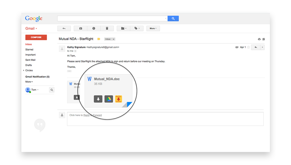 Docusign for Gmail