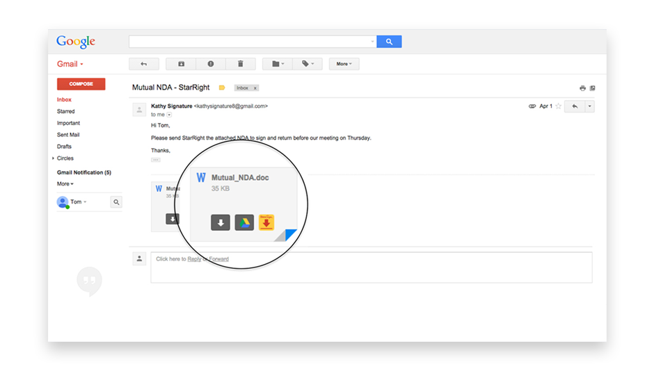 Docusign for Gmail