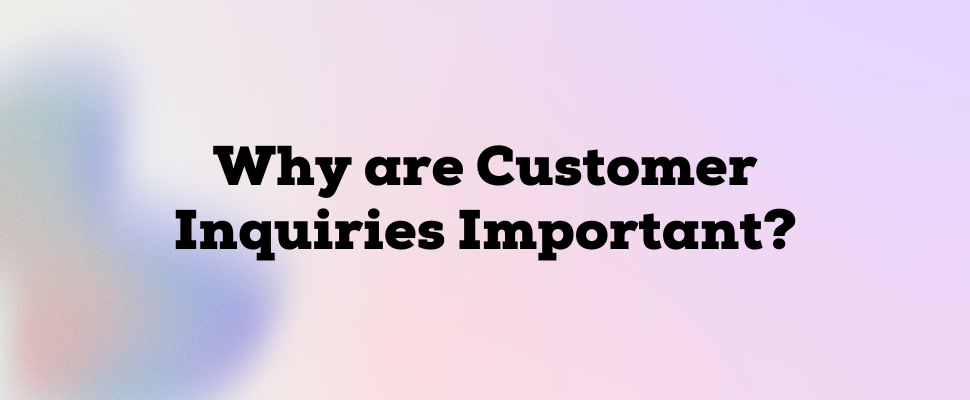 What are Customer Inquiries and Why are They Important