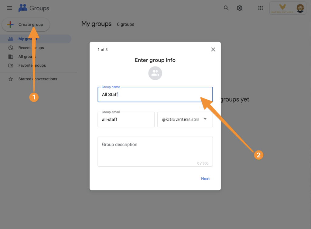 create google group