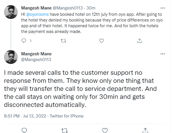 Multiple Transfers Tweet