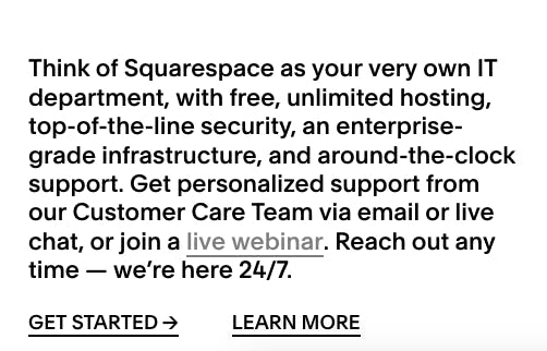squarespace help
