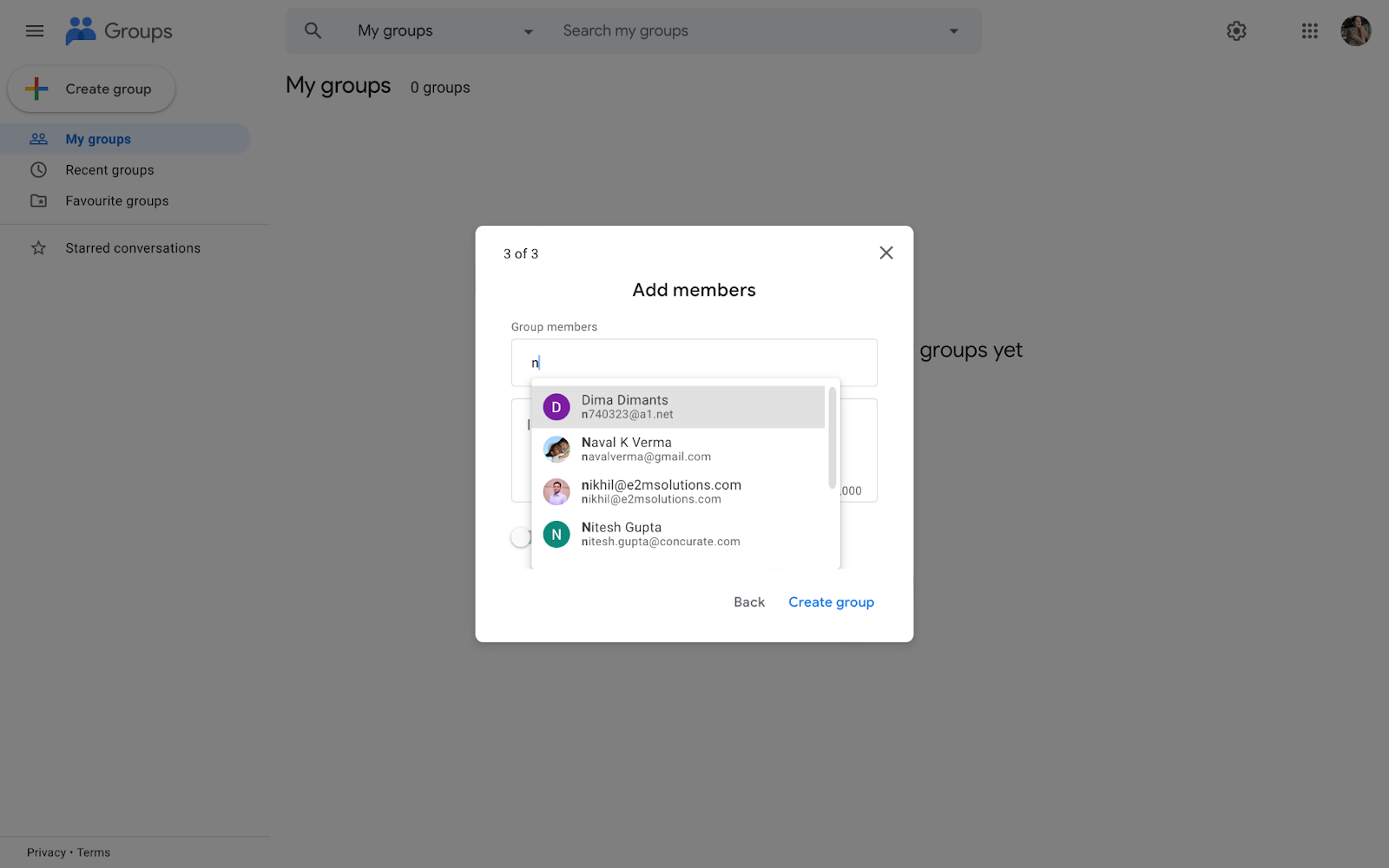 Add Members to Google Group