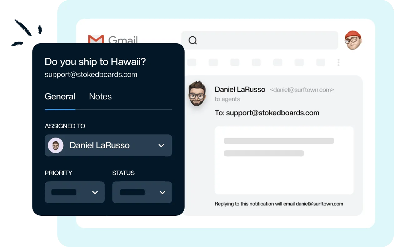 Set priorities and statuses