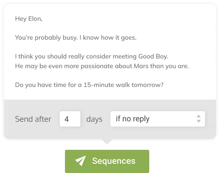 Another tool that boosts email productivity by allowing to schedule emails.