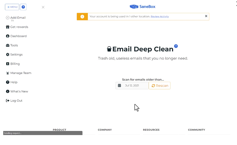 Inbox cleanup tool to manage emails better.