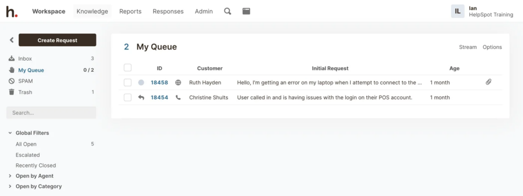 Helpspot for email management for customer service teams.