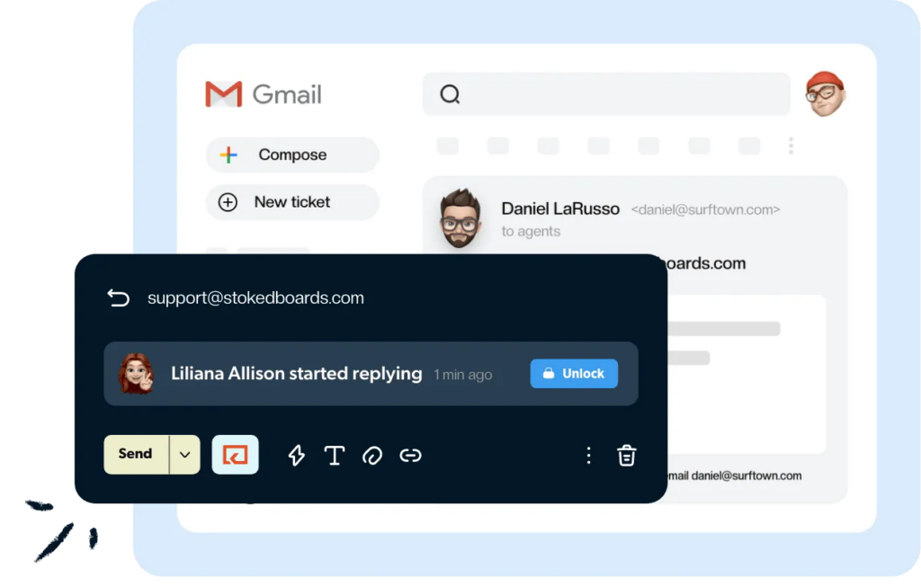 Example of email management software.