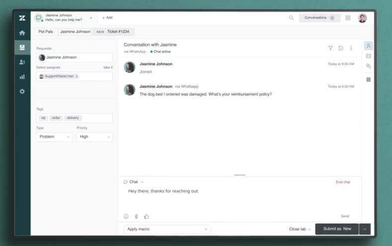 Zendesk.
