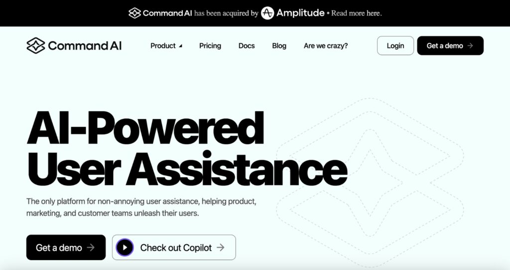 Command AI - An AI user assistance platform