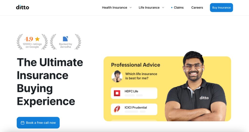 Ditto Insurance - An insurance support platform