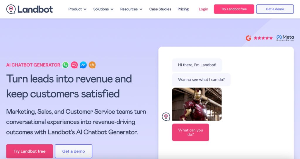Landbot.io - A conversational experience builder