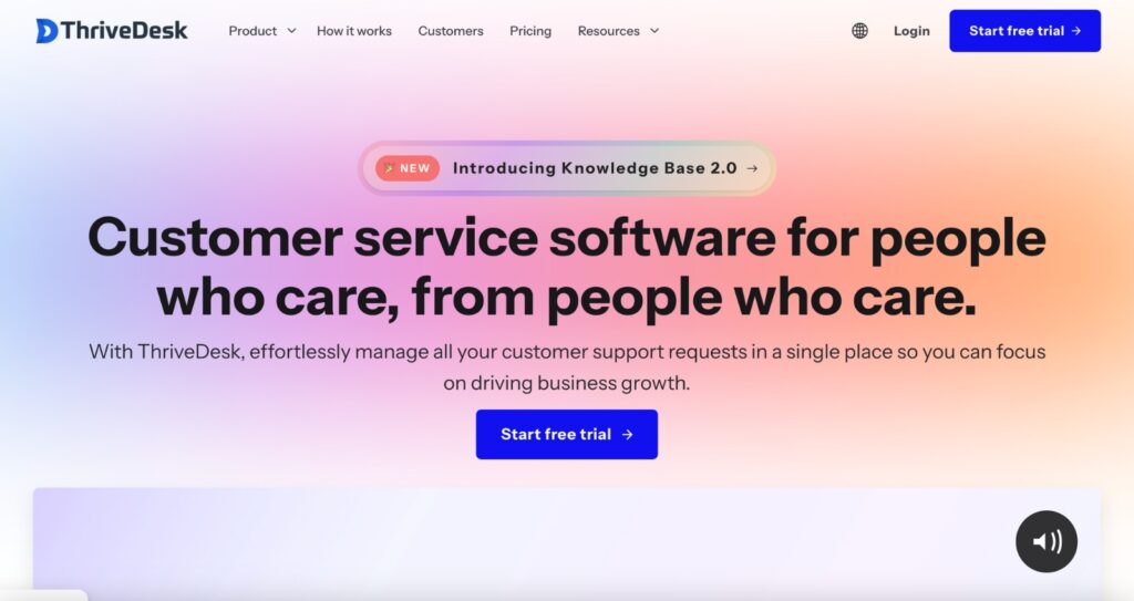 ThriveDesk - A simple help desk for startups